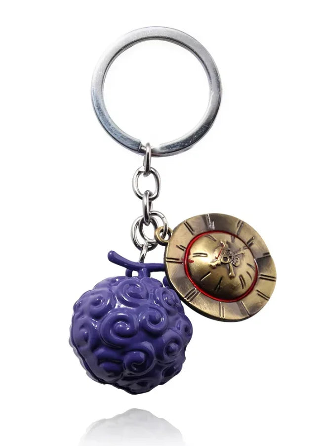 Keychain | One Piece | Devil Fruit | Gomu Gomu (see variants) Keychain Anime Island CA