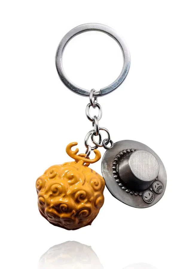Keychain | One Piece | Devil Fruit | Mera Mera (see variants) Keychain Anime Island CA