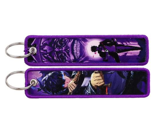 Keychain | Solo Leveling | Embroidered Jet Tag (see variants) Keychain Anime Island CA