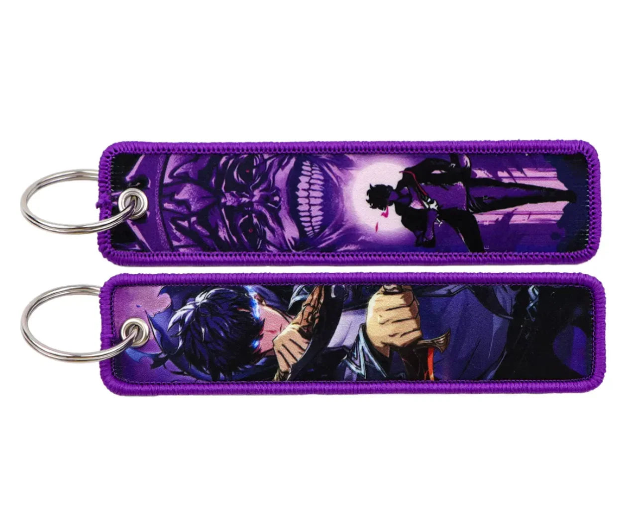 Keychain | Solo Leveling | Embroidered Jet Tag (see variants) Keychain Anime Island CA