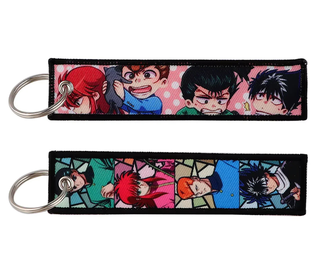 Keychain | Yu Yu Hakusho | Embroidered Jet Tag Keychain Anime Island CA