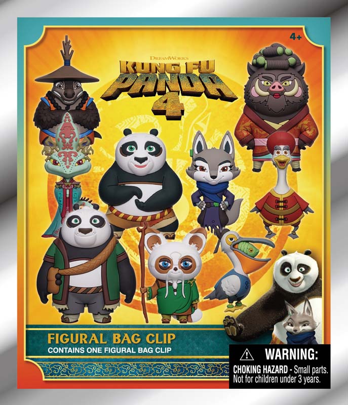 3D Foam Bag Clip | Kung Fu Panda 4