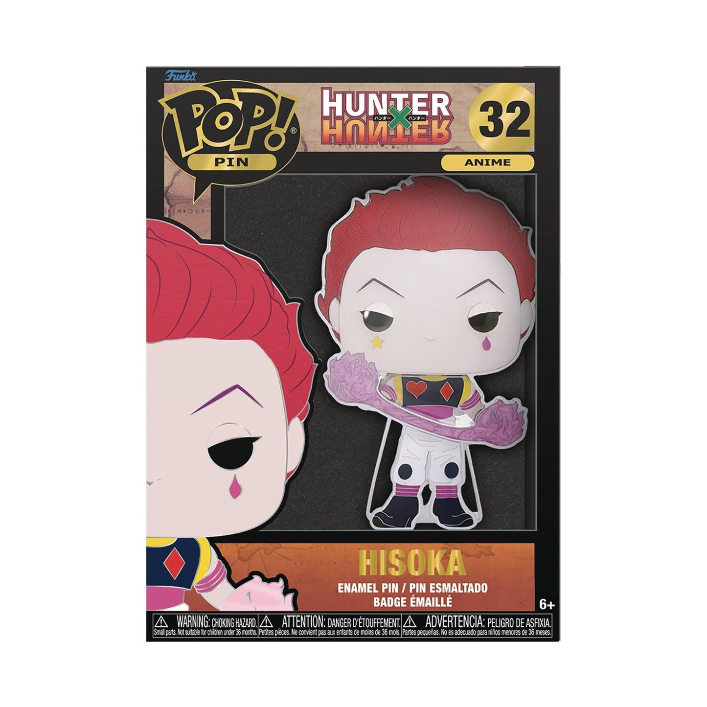 LF POP SIZED PIN HUNTERXHUNTER HISOKA PIN - Anime Island CA