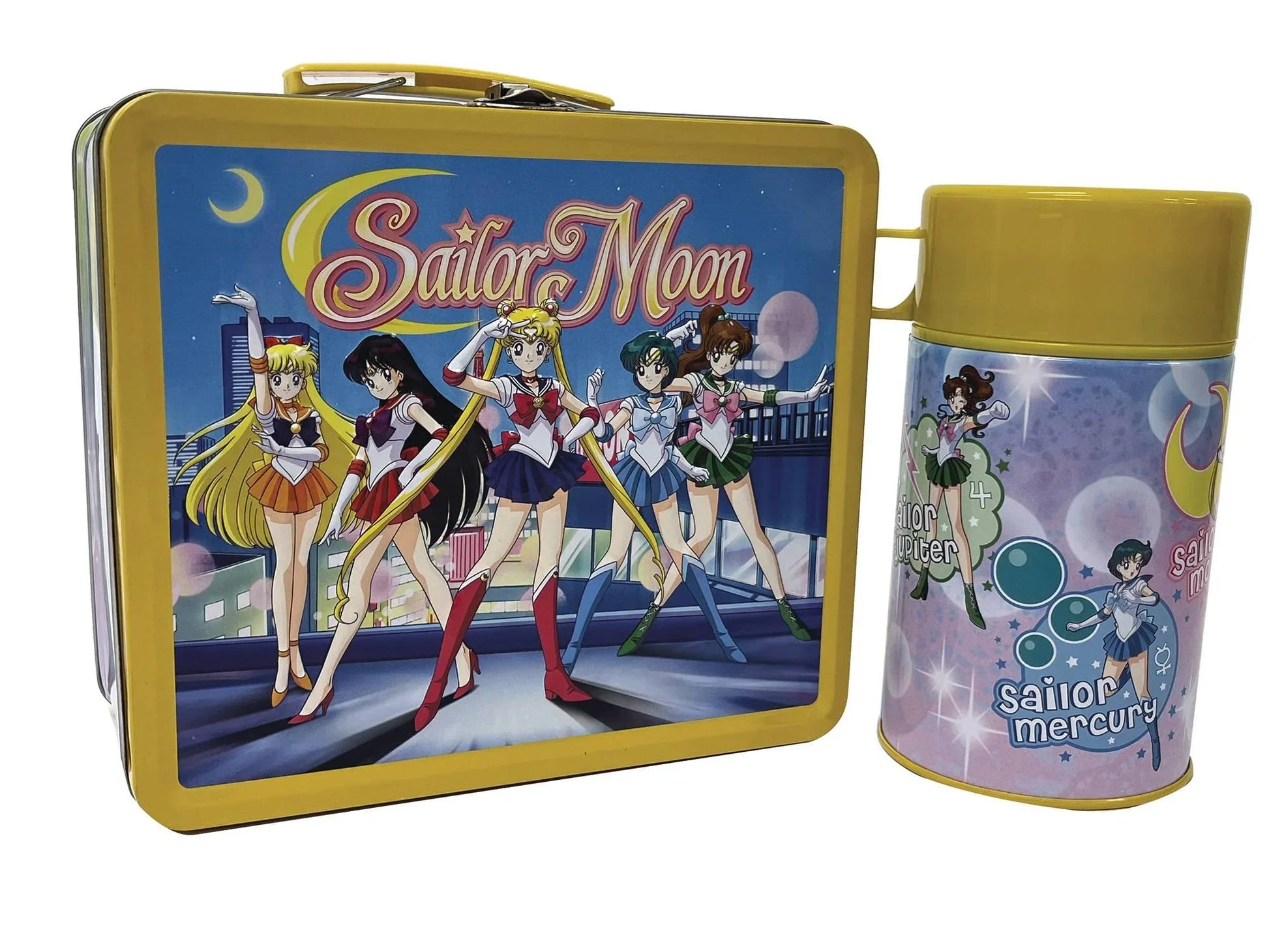 Lunchbox | Sailor Moon | 5 Original Sailor Scouts | Surreal Entertainment Tin Titans Kitchenware Diamond