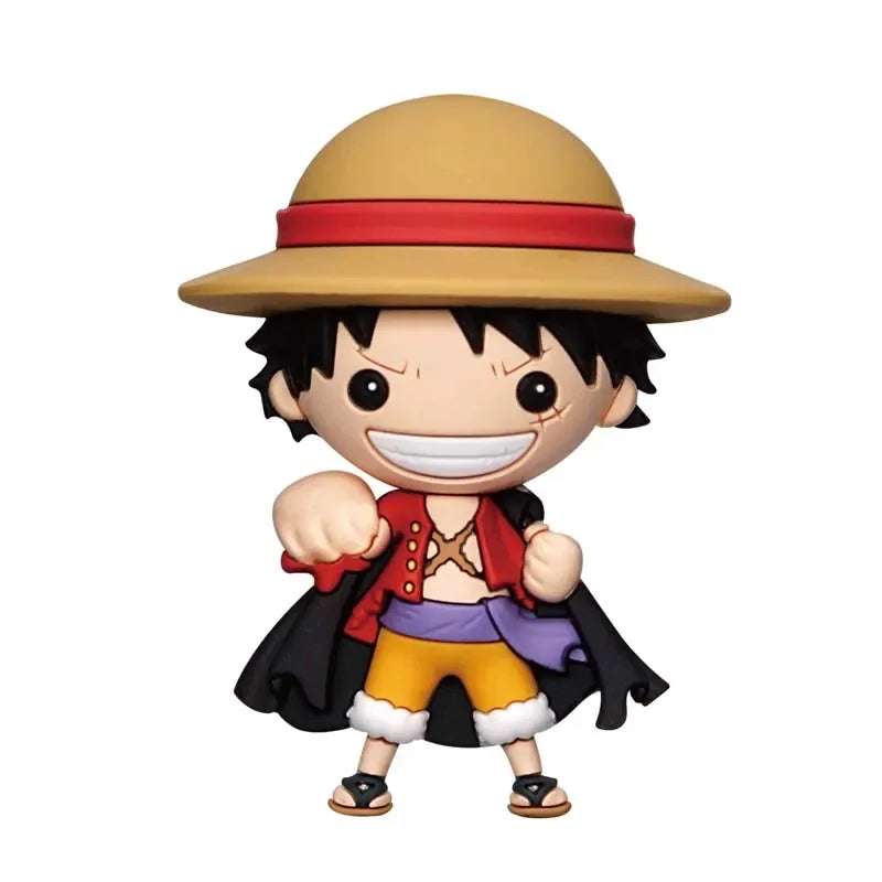 Magnet | 3D Foam | One Piece | Luffy with Cape Magnet Monogram
