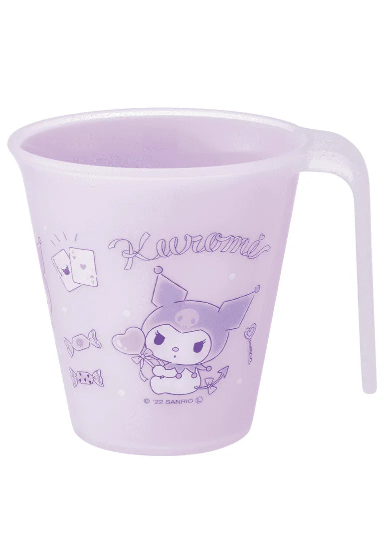Melamine Cup w/ Handle | Sanrio | Kuromi (Heart) Kitchenware Skater