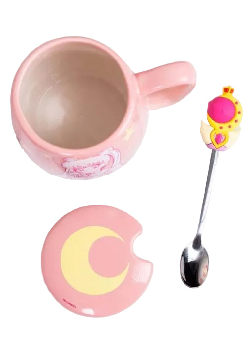 Mug | Sailor Moon | with Lid & Spoon Kitchenware FUN