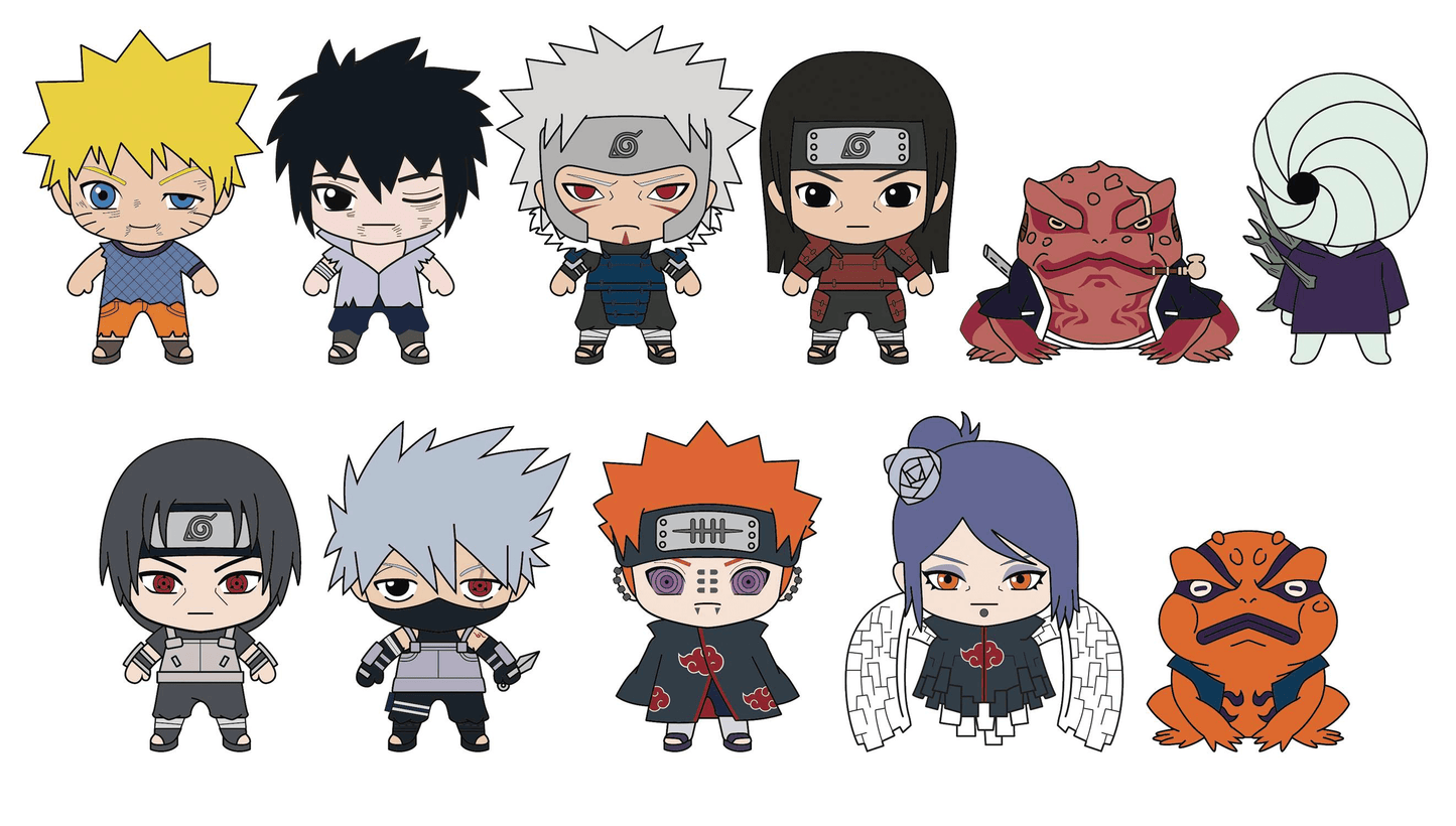 NARUTO SHIPPUDEN SERIES 5 3D BAG CLIP - Anime Island CA