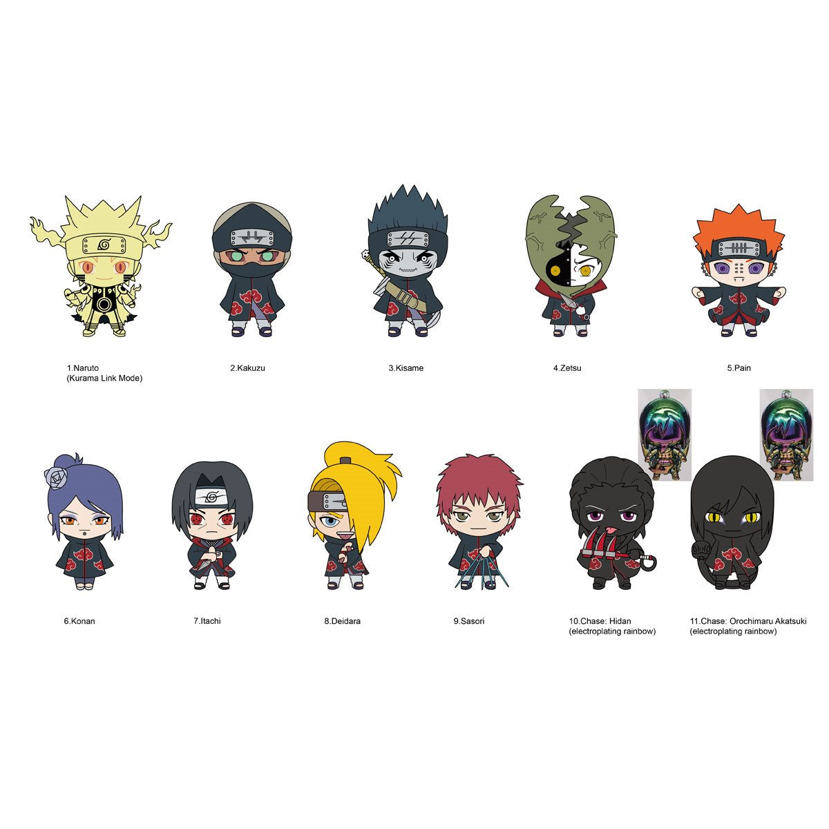 3D Foam Bag Clip | Naruto | Series 7