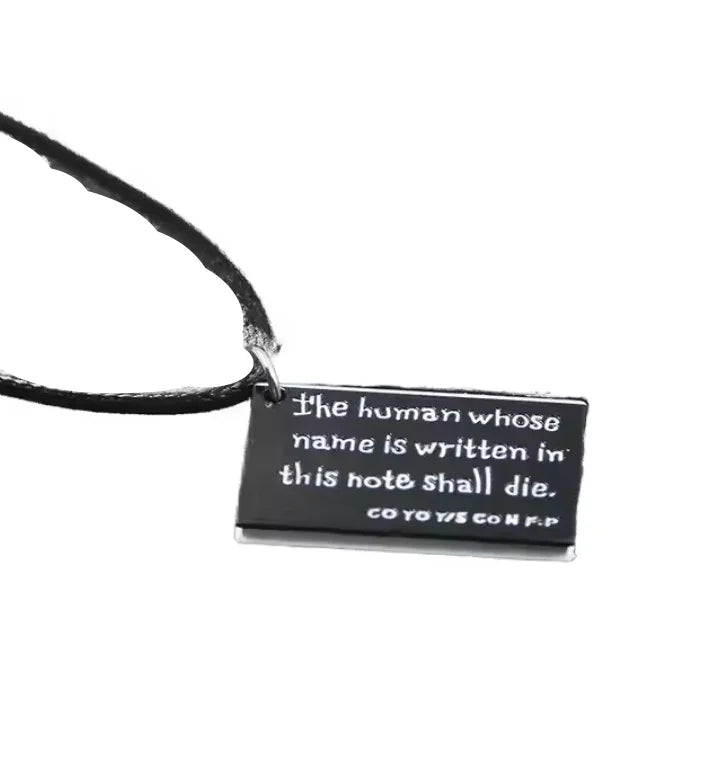 Necklace | Death Note Necklaces Anime Island CA