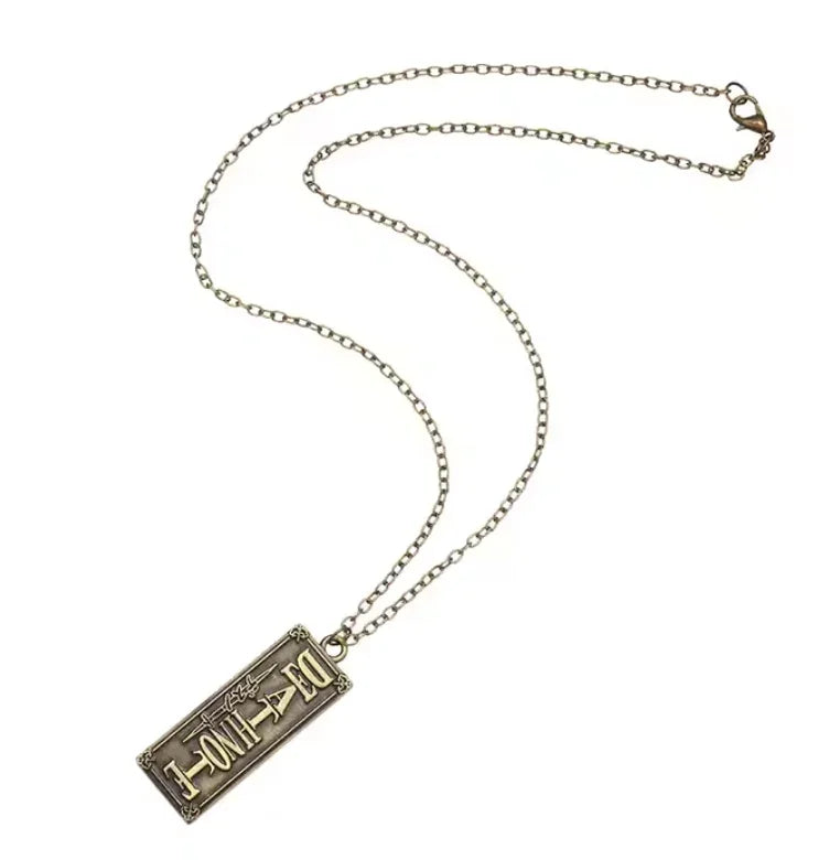 Necklace | Death Note Logo Necklaces Anime Island CA