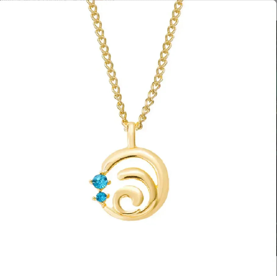 Necklace | Genshin Impact | Gold Color Necklaces Anime Island CA