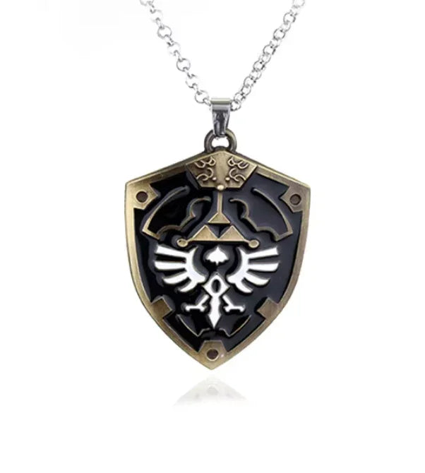 Necklace | Legend of Zelda | Hylian Shield Necklaces Anime Island CA