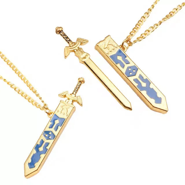 Necklace | Legend of Zelda | Master Sword and Sheath Necklaces Anime Island CA