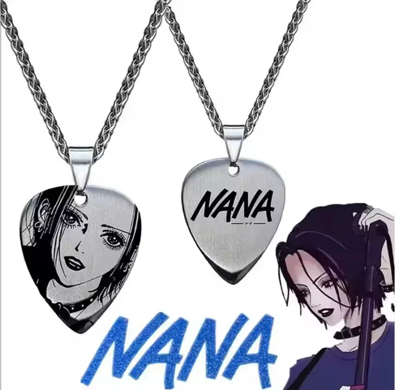 Necklace | NANA | Nana Osaki Guitar Pick Necklaces Anime Island CA