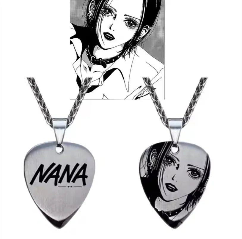 Necklace | NANA | Nana Osaki Guitar Pick Necklaces Anime Island CA
