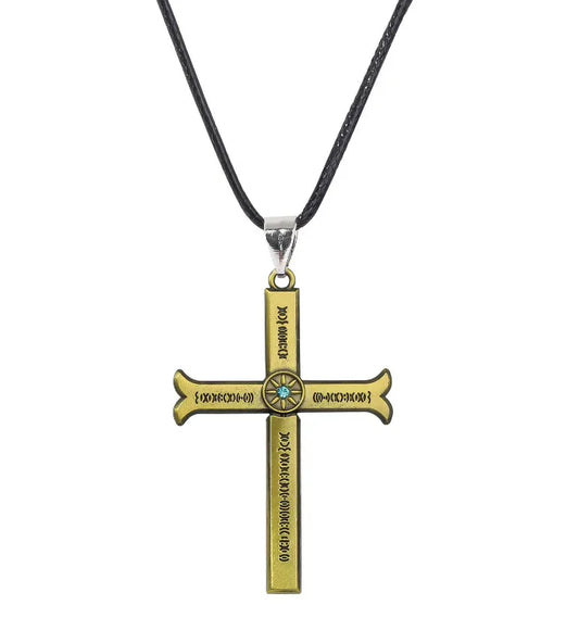 Necklace | One Piece | Dracule Mihawk's Crucifix Necklaces Anime Island CA