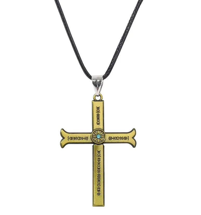 Necklace | One Piece | Dracule Mihawk's Crucifix Necklaces Anime Island CA