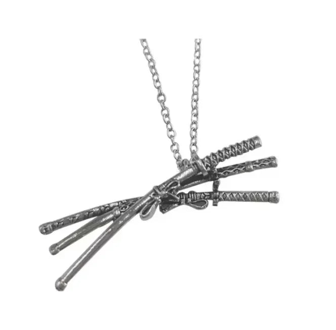 Necklace | One Piece | Roronoa Zoro Swords Necklaces Anime Island CA