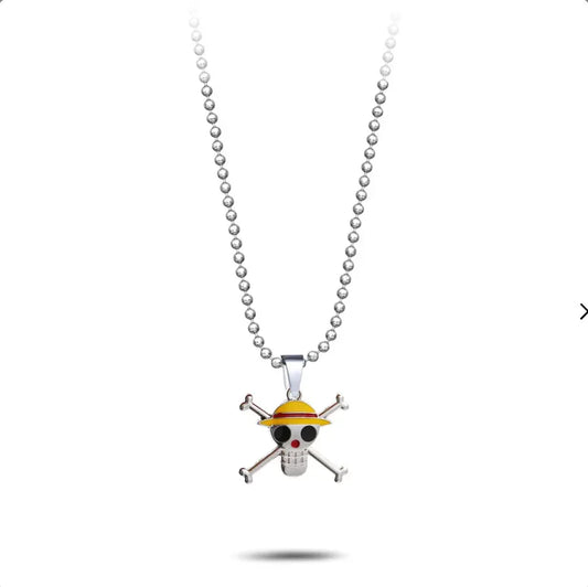 Necklace | One Piece | Straw Hat Pirates Logo - Anime Island CA