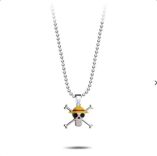 Necklace | One Piece | Straw Hat Pirates Logo (see variants) Necklaces Anime Island CA