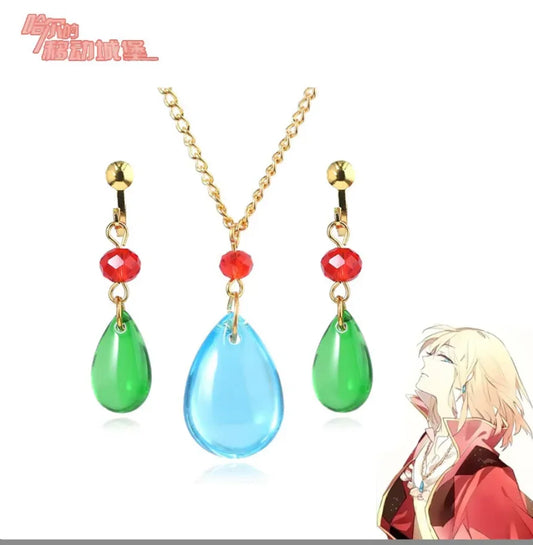 Necklace | Studio Ghibli | Howl's Moving Castle | Howl Pendragon Necklaces Anime Island CA