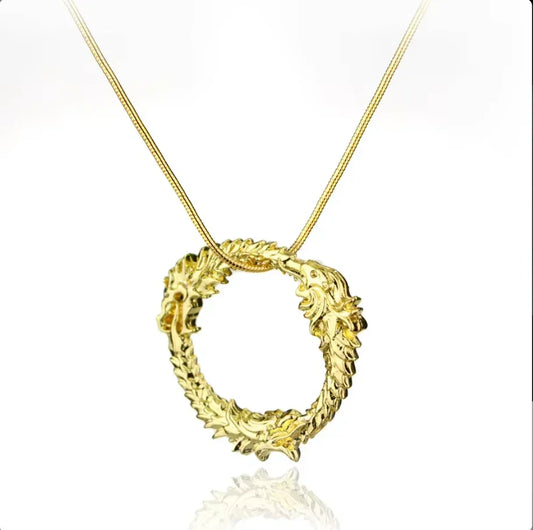 Necklace | The Elder Scrolls | Ouroboros Necklaces Anime Island CA