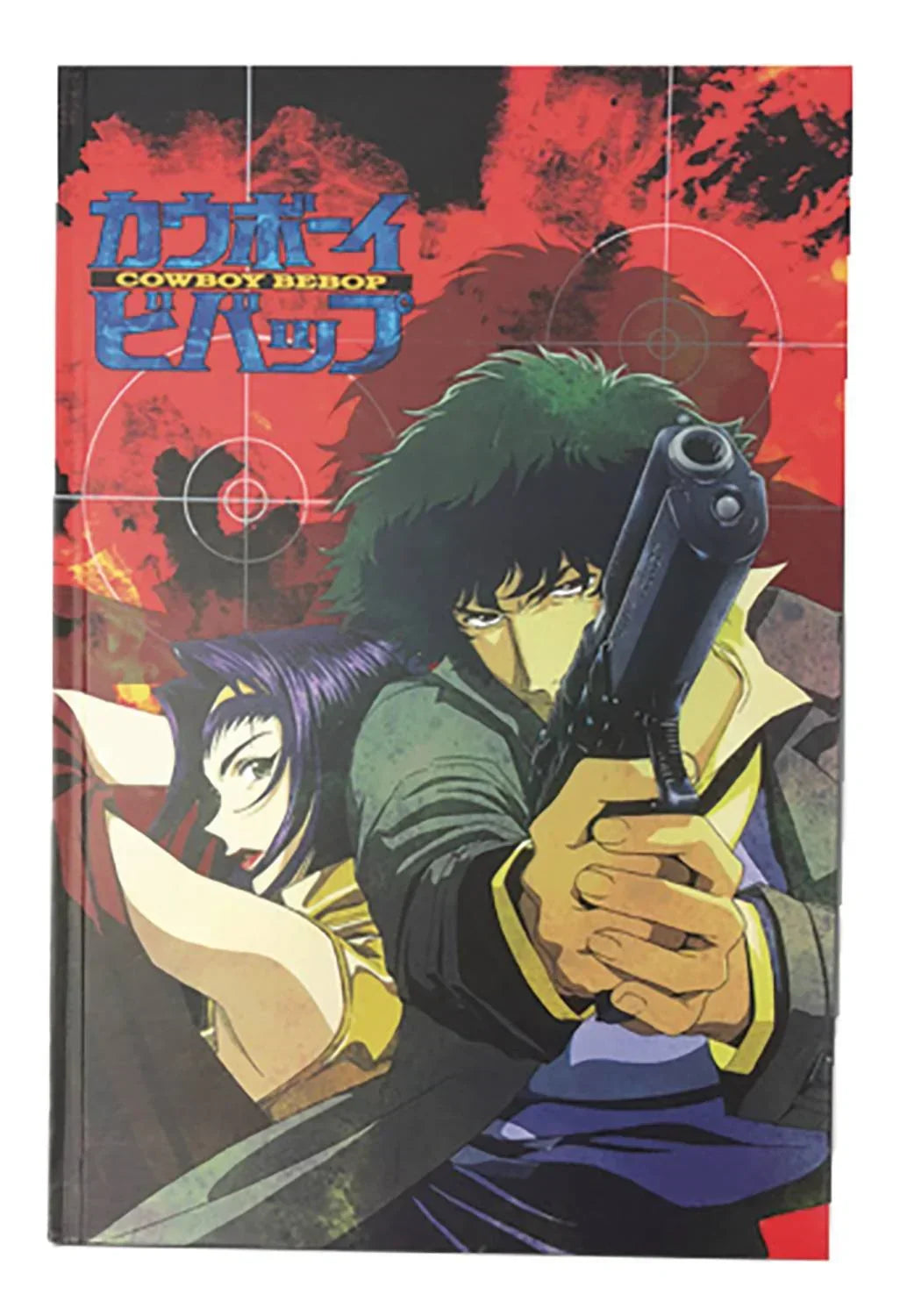 Notebook | 5" x 10" Hardcover | Cowboy Bebop | Spike & Faye Stationery Diamond