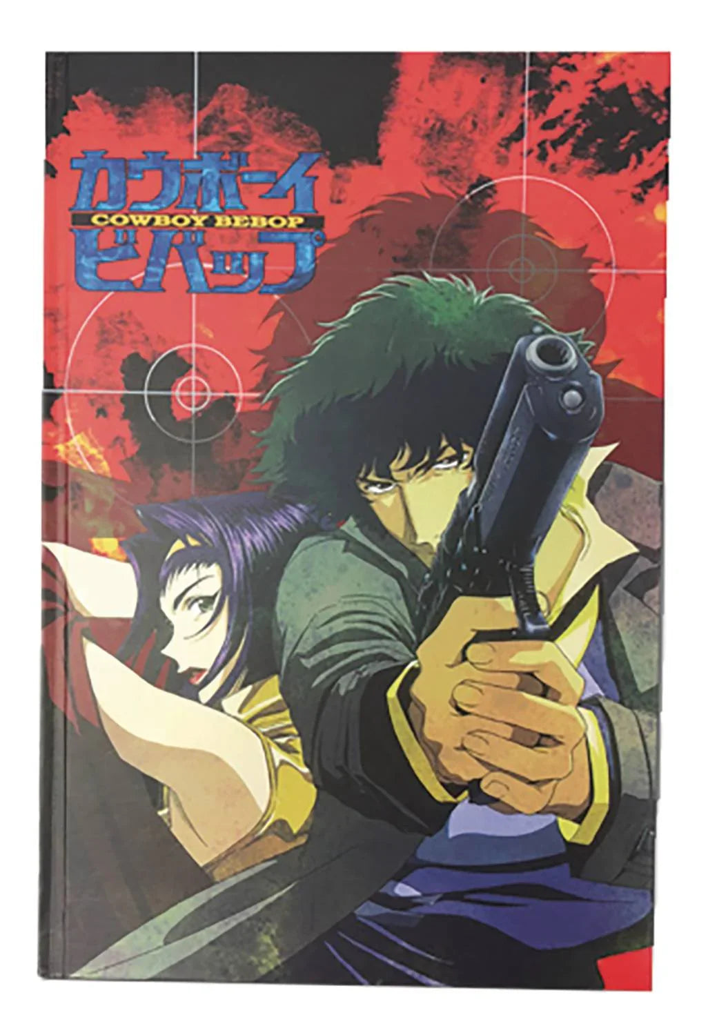 Notebook | 5" x 10" Hardcover | Cowboy Bebop | Spike & Faye Stationery Diamond