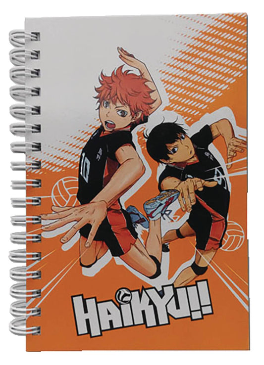 Notebook | 5" x 10" Hardcover | Haikyu!! | Shoyo & Kageyama