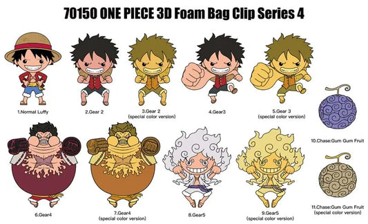 3D Foam Bag Clip | One Piece | Series 4