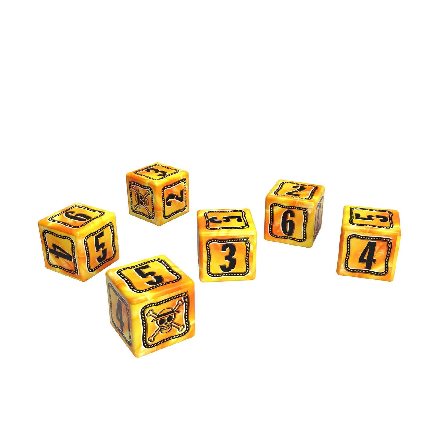 Dice | One Piece | Premium 6 Sided Dice Set