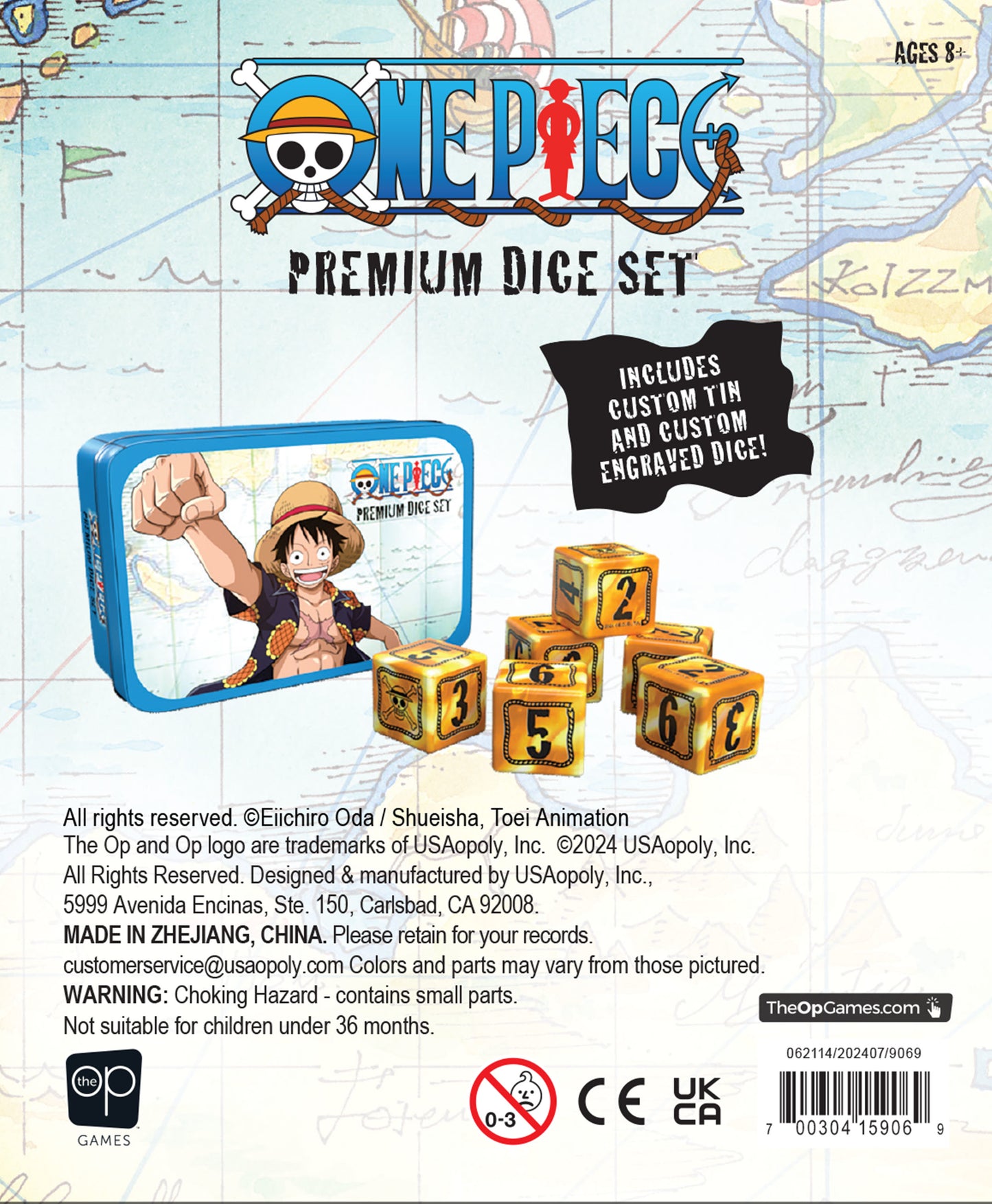 Dice | One Piece | Premium 6 Sided Dice Set