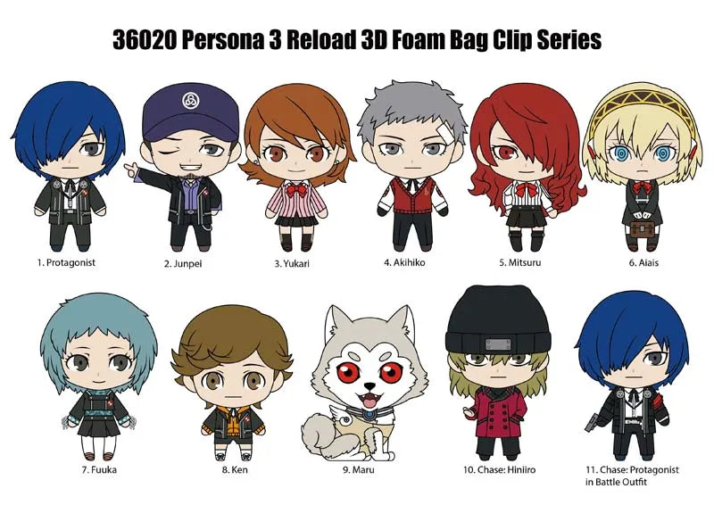 3D Foam Bag Clip | Persona 3 Reload