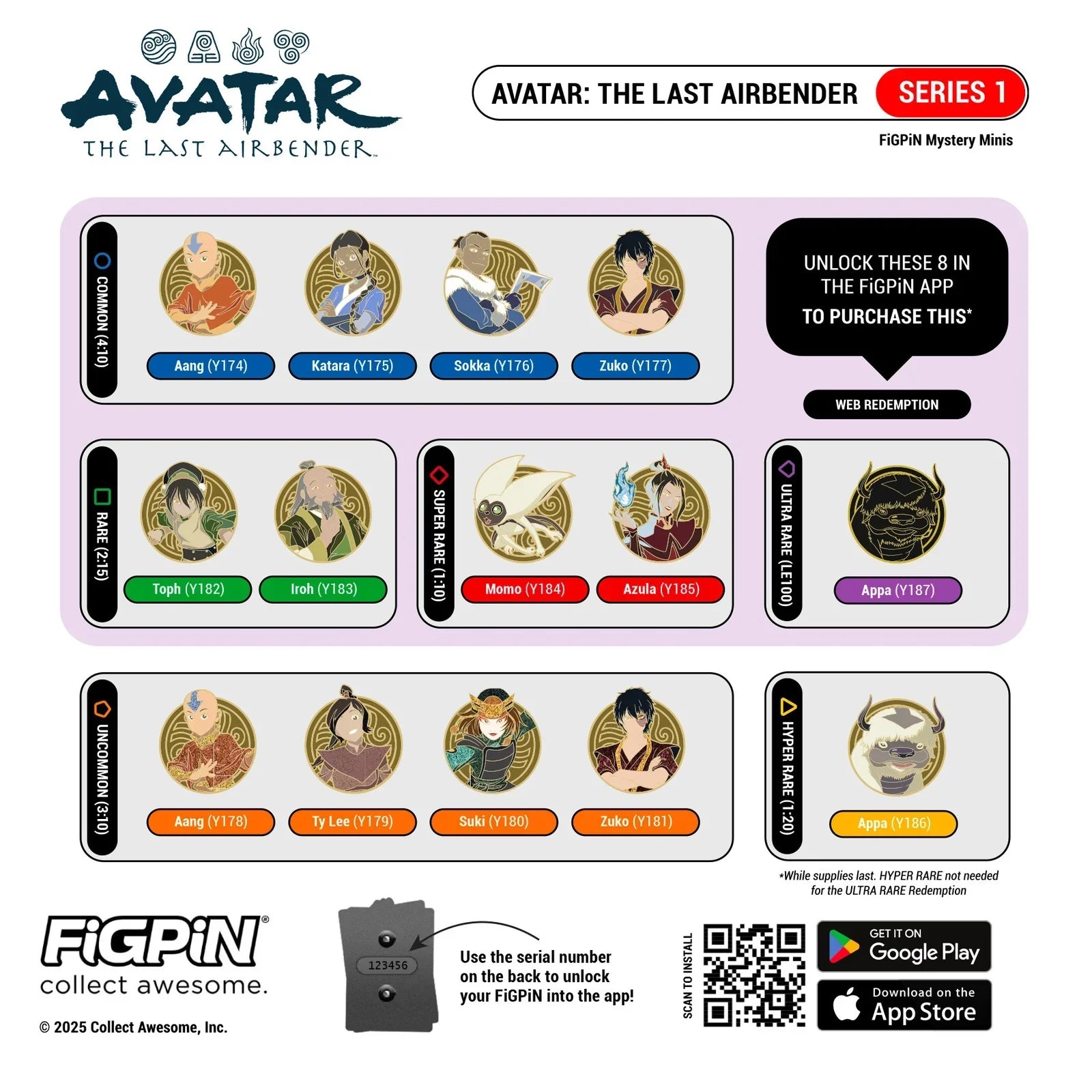 Pin | Figpin | Avatar | Mystery Minis Pins Figpin