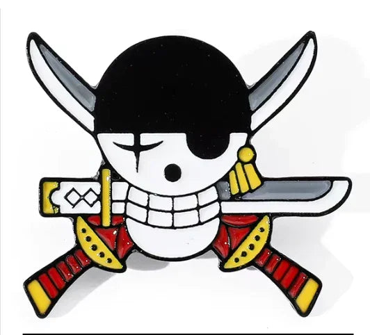 Pin | One Piece | Zoro Logo Pins Anime Island CA