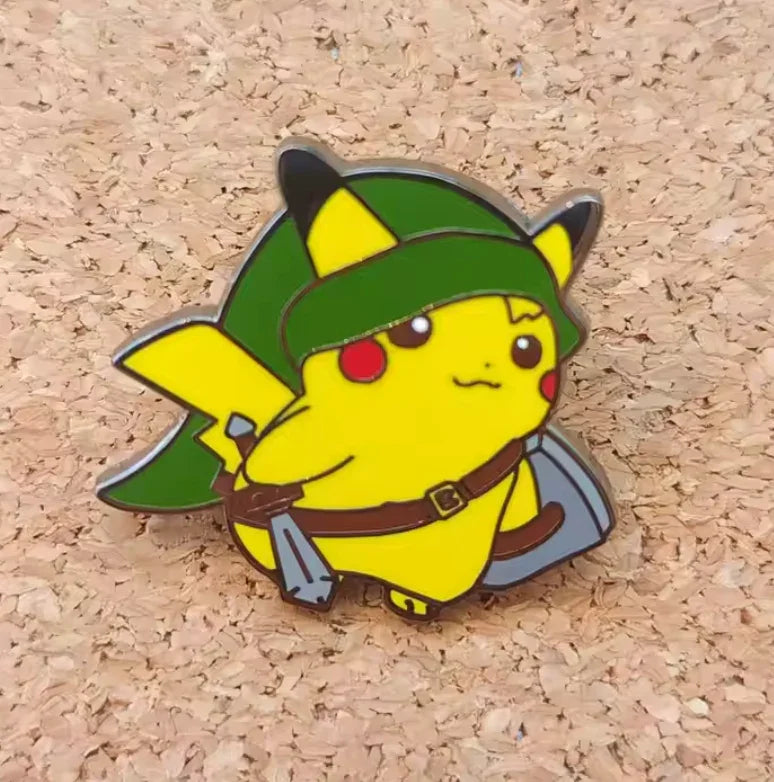 Pin | Pokémon / Legend of Zelda | Pikachu Cosplay - Link Pins Anime Island CA