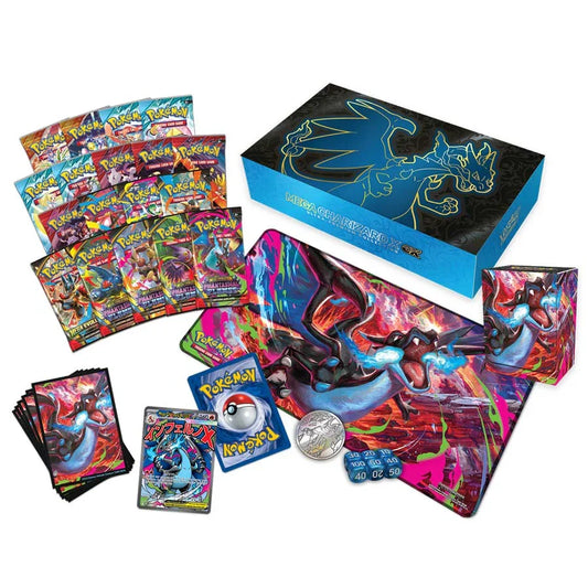 Pokémon | TCG: Mega Evolution Phantasmal Flames (ME02) | Mega Charizard X ex Premium Collection Cards Pokemon Company Int