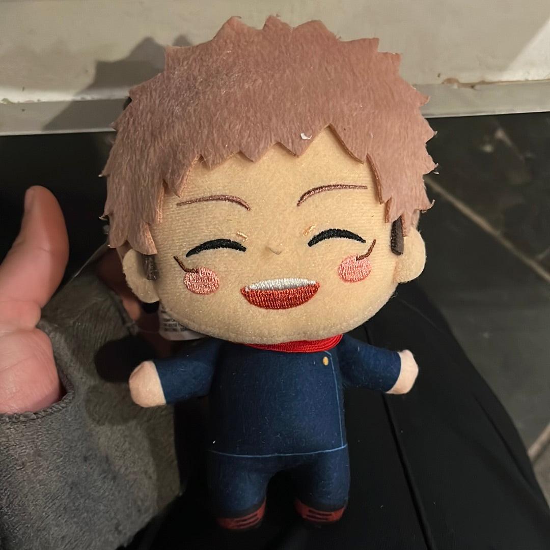 Plush Keychain | Jujutsu Kaisen | Yuji Itadori eyes closed smiling - Anime Island CA