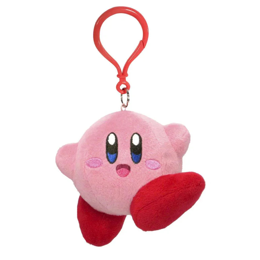 Plush Keychain | Kirby's Adventure All Star Collection | Kirby Jumping Pose Dangler 3.5" Plush Keychain JBK