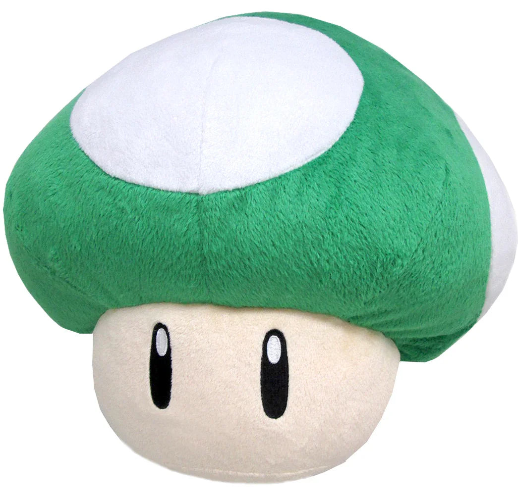 Plushie | Super Mario | 1UP Mushroom Pillow Plushie Little Buddy