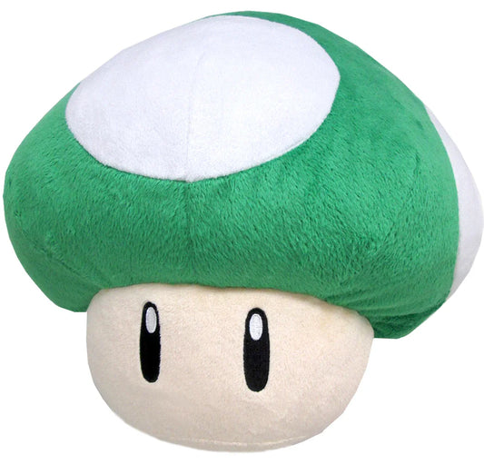 Plushie | Super Mario | 1UP Mushroom Pillow Plushie Little Buddy