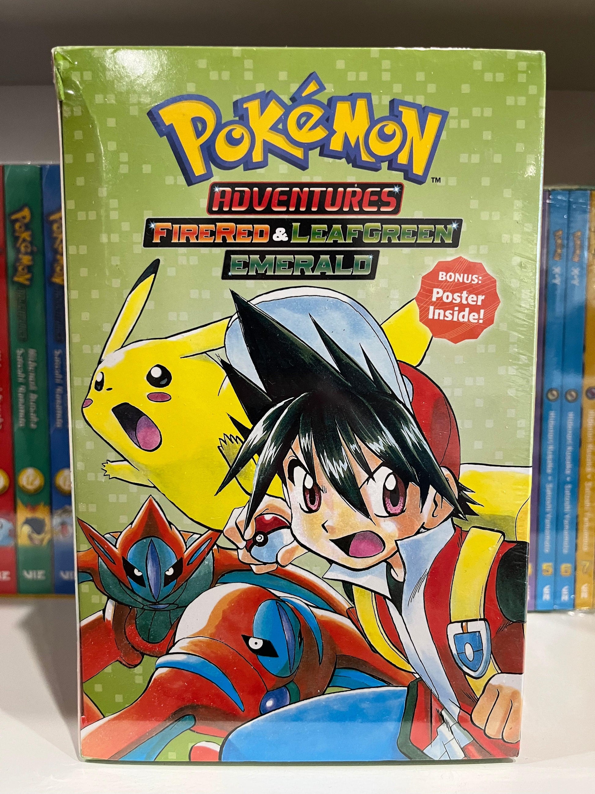 Pokémon Adventures v. 23-29 FireRed & LeafGreen Emerald Graphic