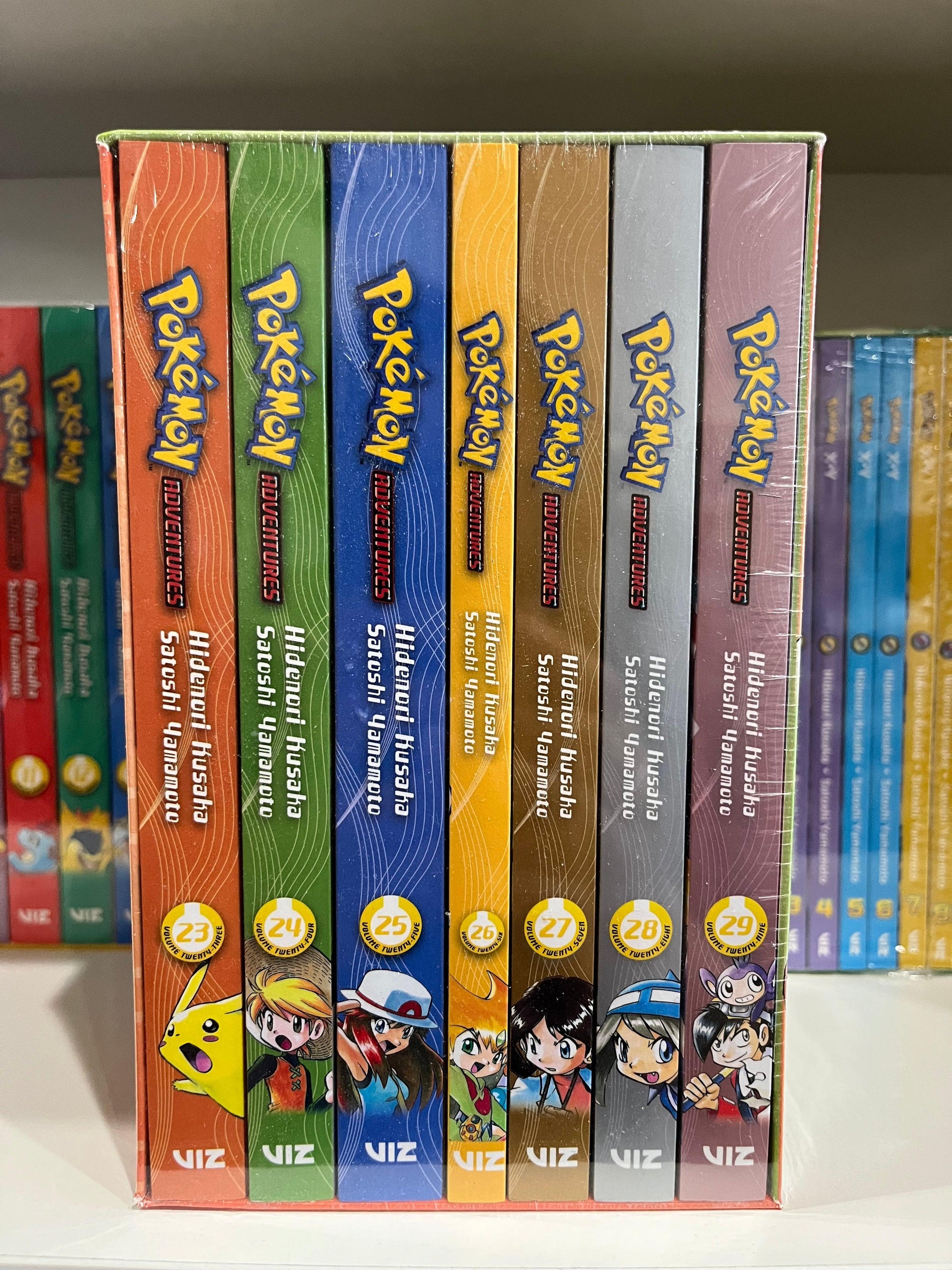 Pokémon Adventures v. 23-29 FireRed & LeafGreen Emerald Graphic Novel Box  Set