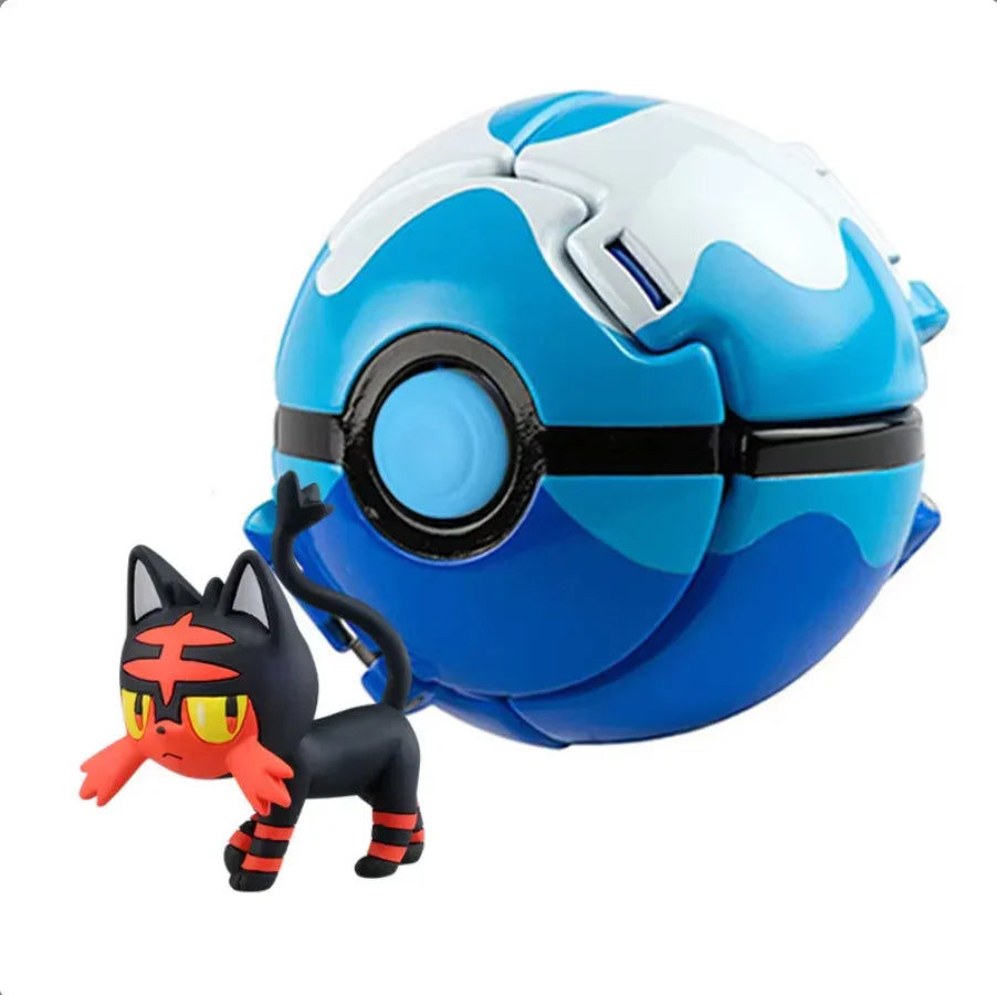 Pokémon | Poké Ball | Fold-Up | Litten Pokeball Anime Island CA