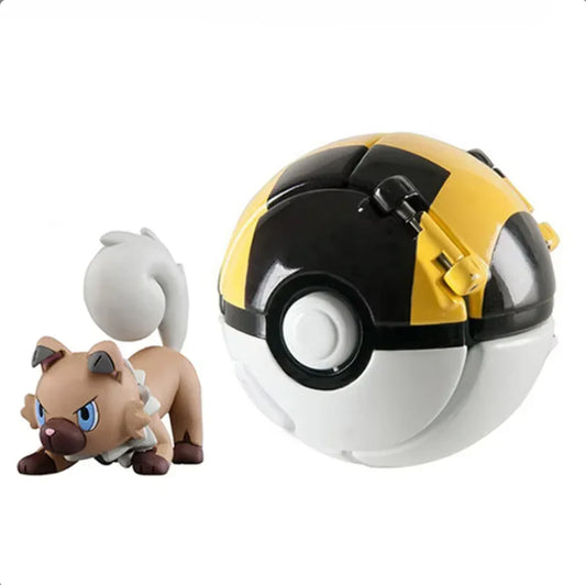 Pokémon | Poké Ball | Fold-Up | Rockruff - Anime Island CA