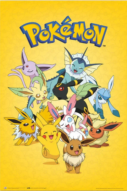 Poster | Pokémon | Eeveelutions Poster Studio B