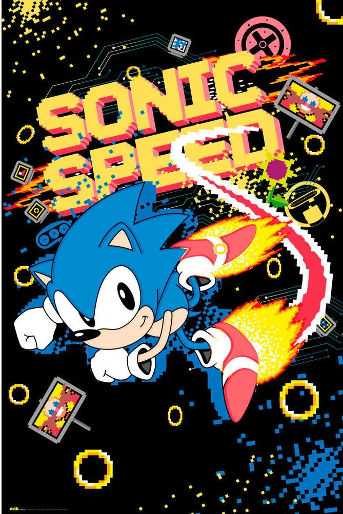 Poster | Sonic | Sonic Speed Poster Studio B