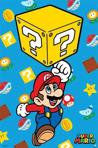 Poster | Super Mario | Block Jump Poster Studio B