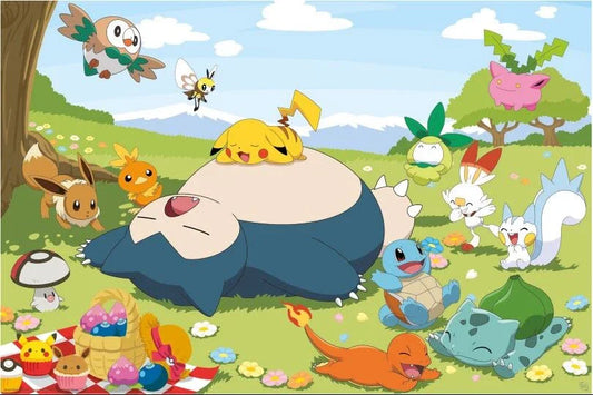 Poster | Pokemon | Snorlax Picnic